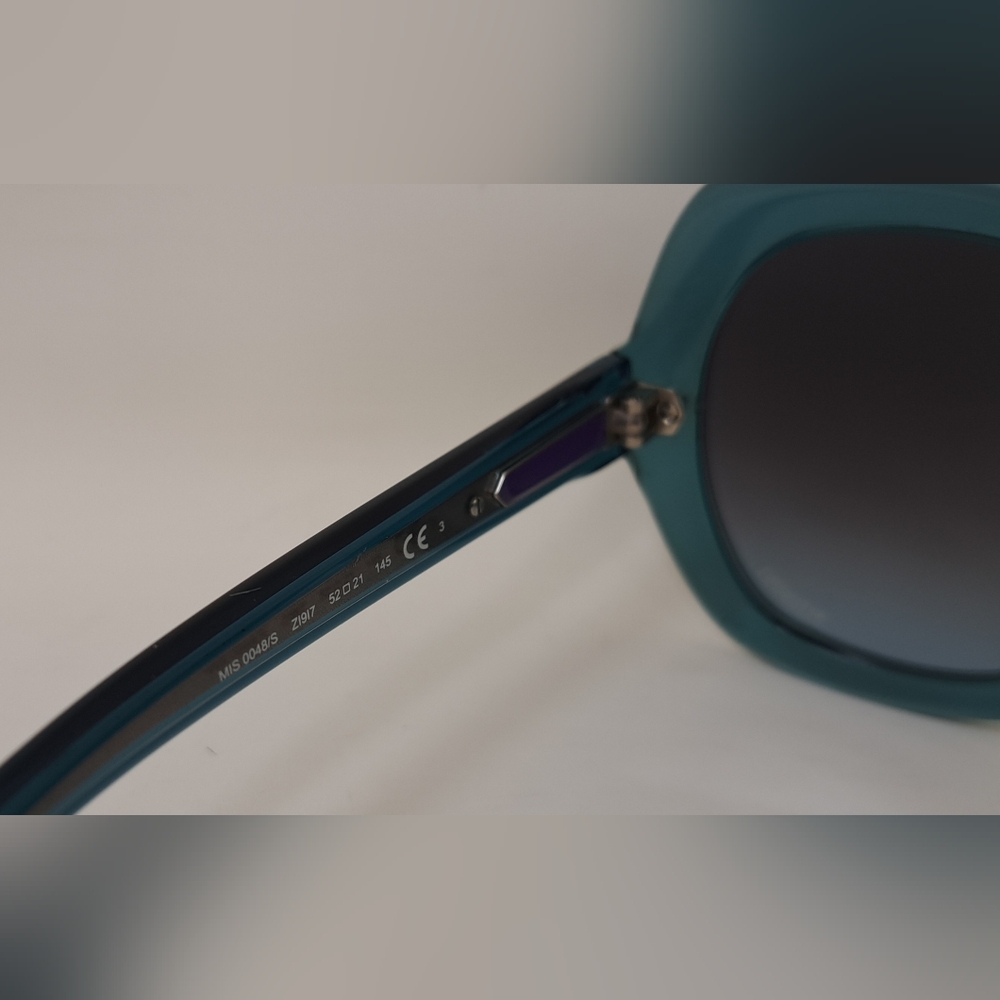 Missoni Women's Sunglasses Dark Green Transparent Butterfly MIS 0048/S 52-21-145 - Picture 4 of 15